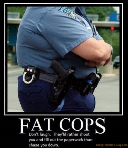 Very Funny Picture of Fat Cop