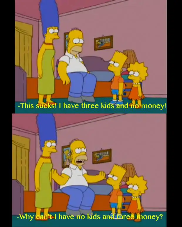 three-kids-no-money-simpsons-moments