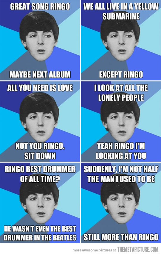 Funny Beatles Quotes by Paul McCartney
