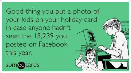 funny Christmas quotes about Facebook