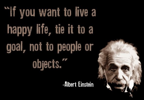 Famous Albert Einstein Quotes About Happy Life