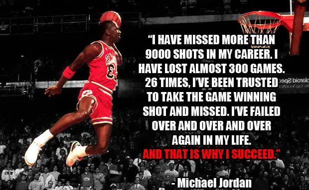 Michael Jordan Failure Quote