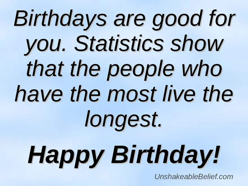 really funny birthday quotes about statistics 