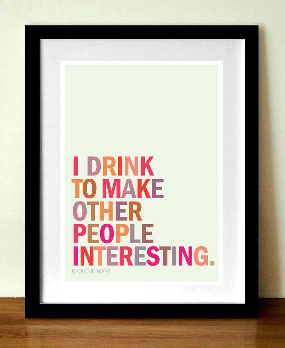 Groucho Marx Quote About Drinking