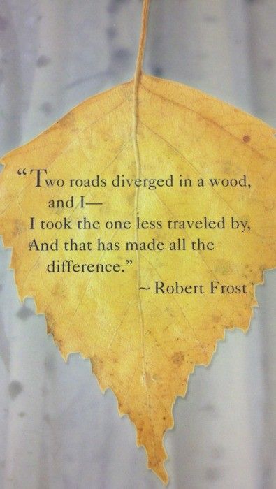Famous Robert Frost Poems - The Road Not Taken