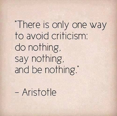 famous Aristotle quotes about criticism