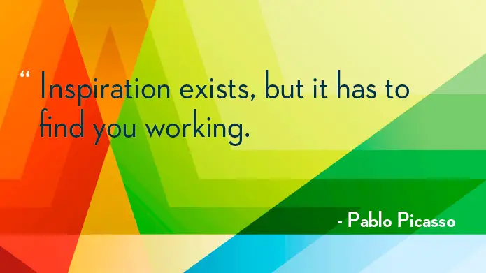 Pablo Picasso Quotes About Inspiration