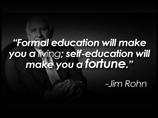 Motivational Jim Rohn Quotes About Education