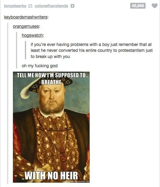 Funny Joke About English History