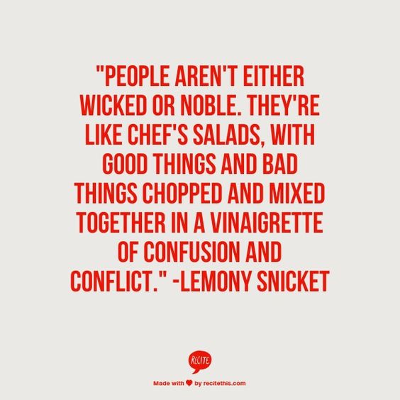 Lemony Snicket Quotes About The Nature Of People