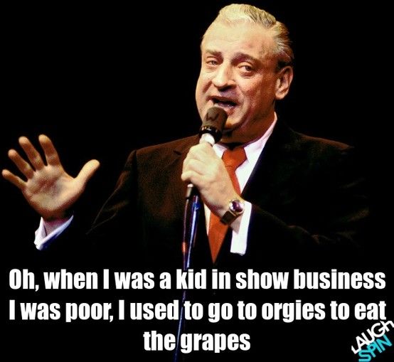 Rodney Dangerfield jokes about his time as a kid