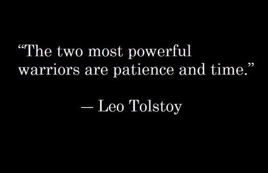 War and Peace quotes about patience and time