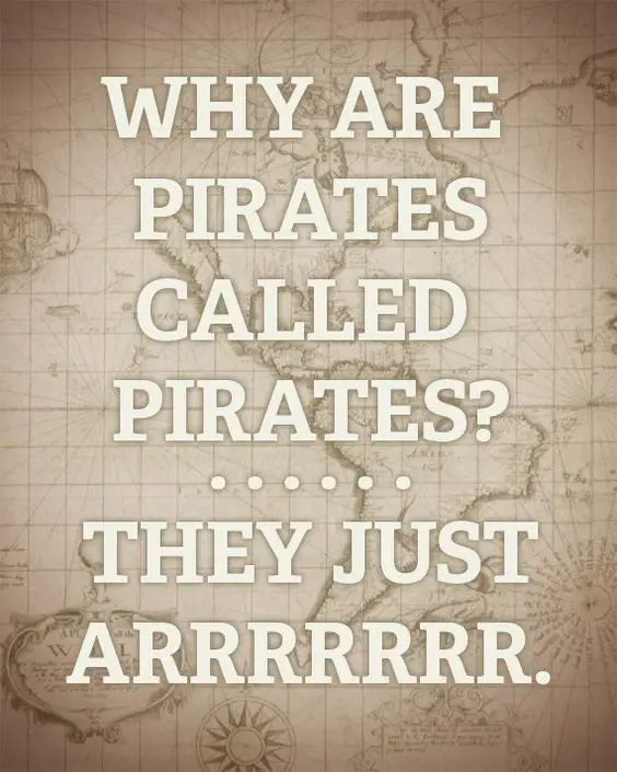 Funny Pirate Jokes About The Word Arr