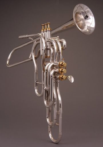 Trumpet with Six Independent Valves by Adolphe Sax