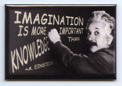 Einstein's Quote: Imagination is More Important than Knowledge.