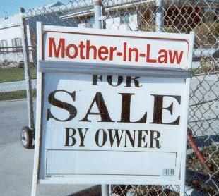 funny mother in law sign