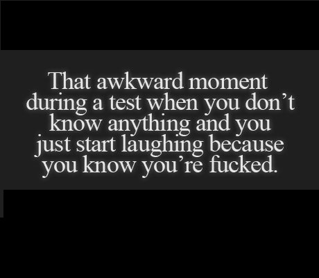 Funny Awkward Moments - Don't Know Anything During A Test