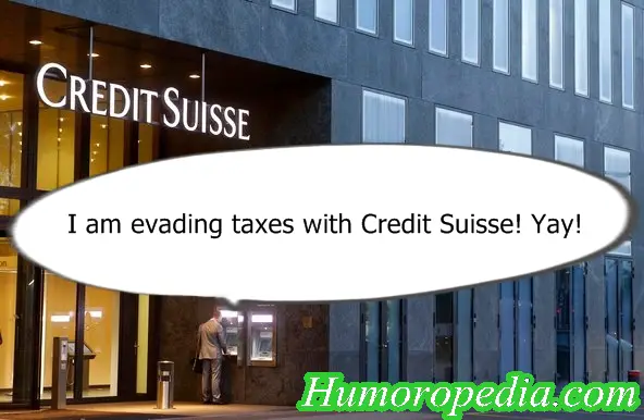 Evading Taxes with Credit Suisse - Funny Spoof