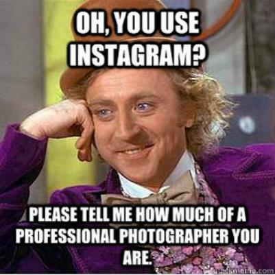 You Use Instagram? Tell Me How Much of A Professional Photographer You Are.