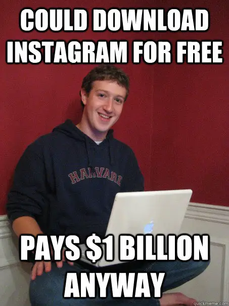 mark zuckerberg funny instagram meme