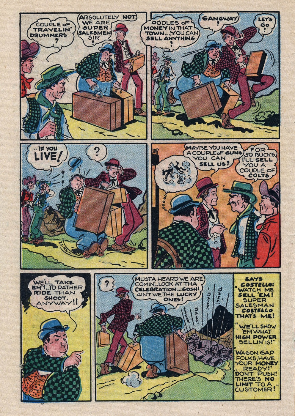 Funny Comic Strips - Abbott and Costello 001 (Feb 1948) 4