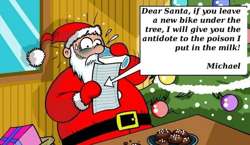 Holiday Jokes: Letter to Santa