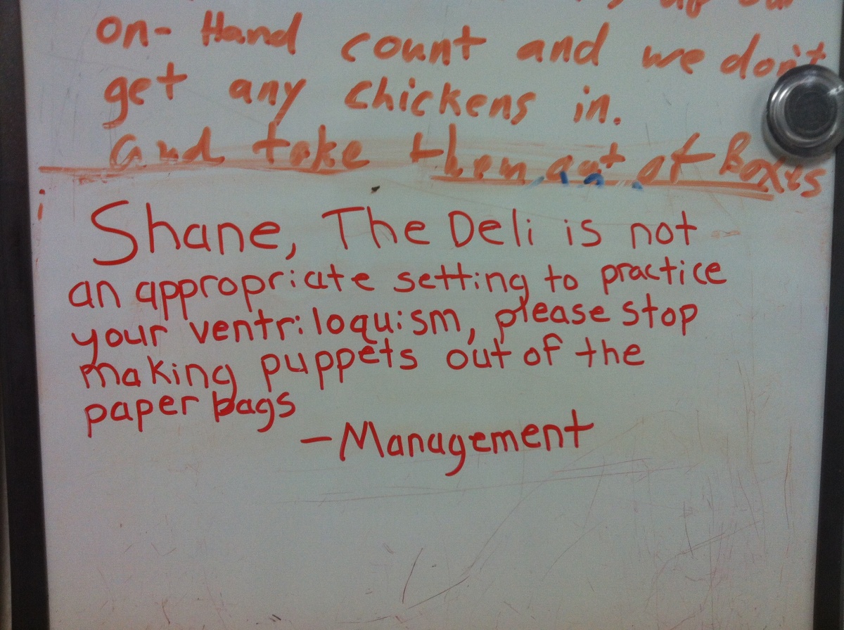 Funny Guy Shane Vs. Angry Management: puppets out of the paper bags (6)