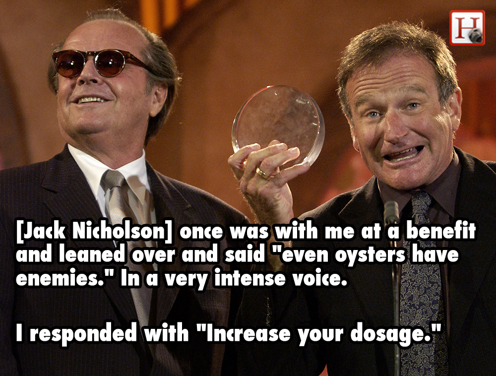 Robin Williams Jokes About Jack Nicholson