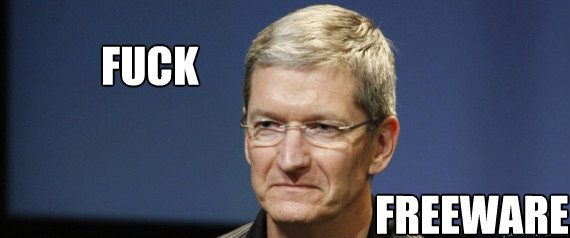 Face of Angry Tim Cook