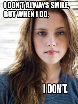 Meme About Kristen Stewarts Smile
