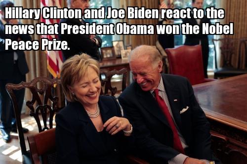 Hillary-Clinton-and-Joe-Biden-react-to-the-news-that-Obama-won-Nobel-Prize