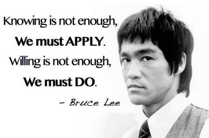 Famous Bruce Lee Quotes About Knowing