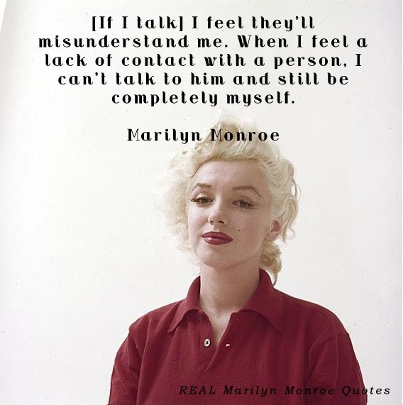 Marilyn Monroe Quotes About Being Yourself