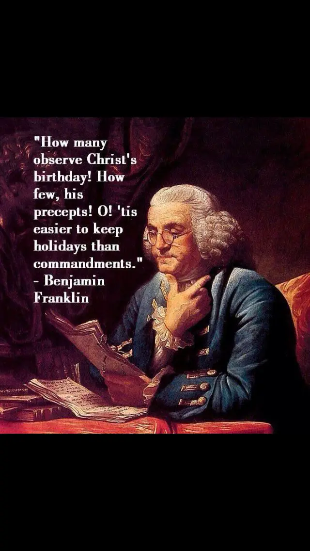 Famous Benjamin Franklin Quotes On Religion