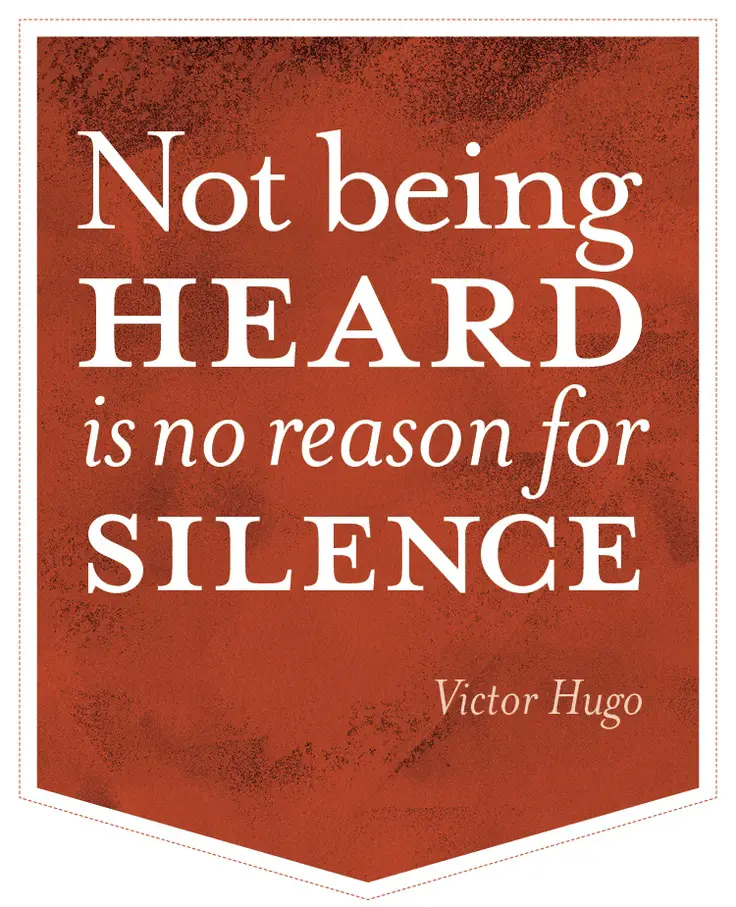 Victor Hugo Quotes About Not Being Heard