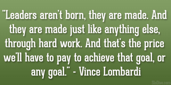 famous Vince Lombardi quotes on leadership
