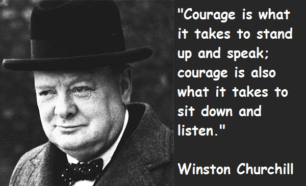 Famous Winston Churchill Quotes About Courage