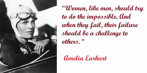 famous Amelia Earhart Quotes about women
