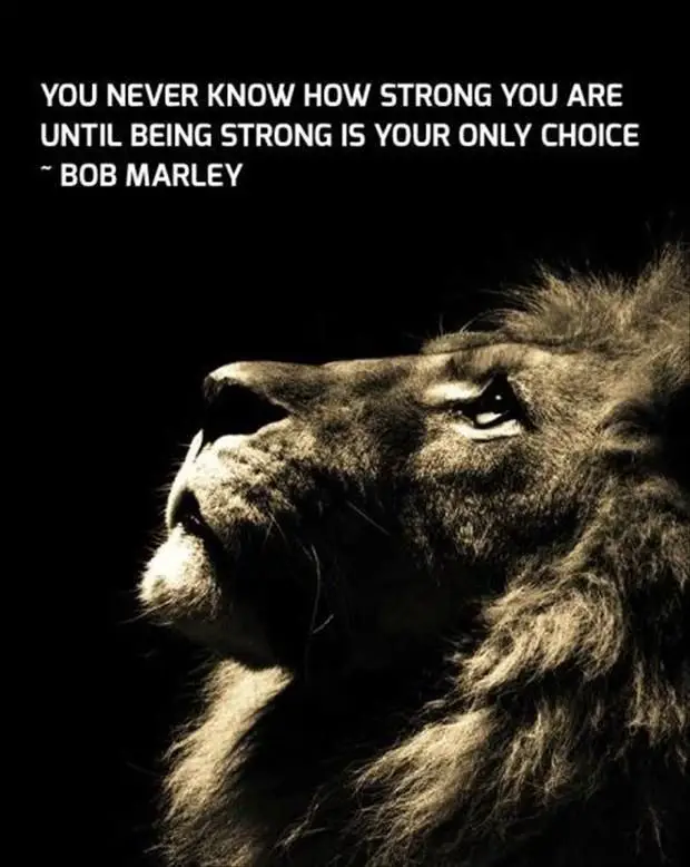 famous Bob Marley quotes about being strong