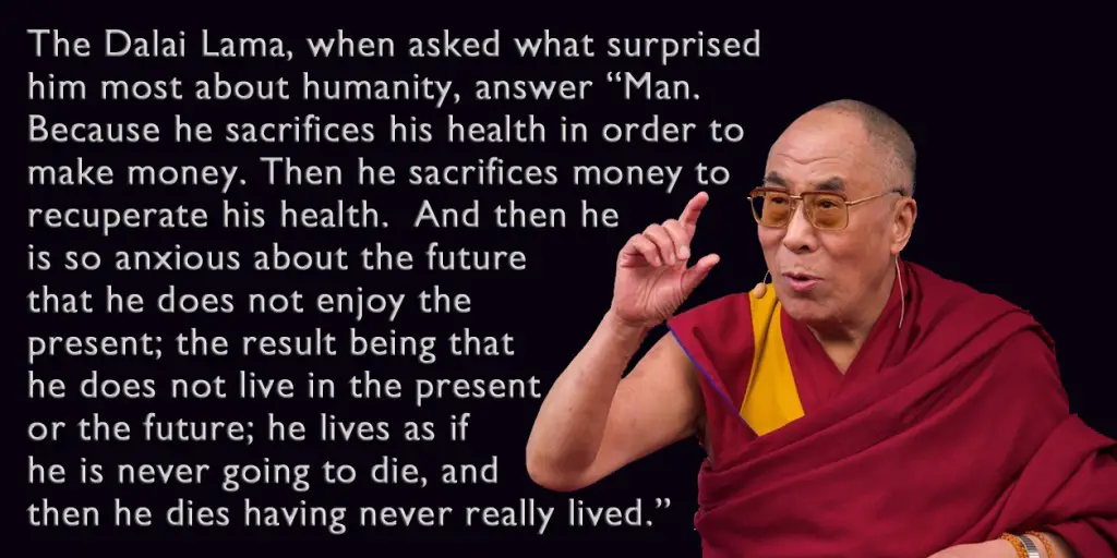 Dalai Lama quotes on man