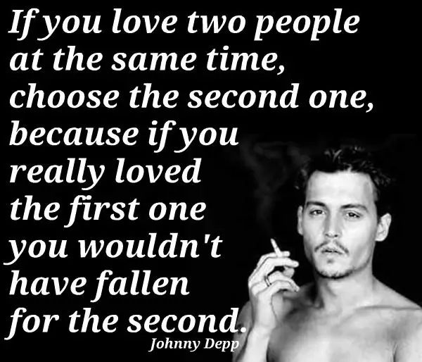 Johnny Depp Quotes About Love