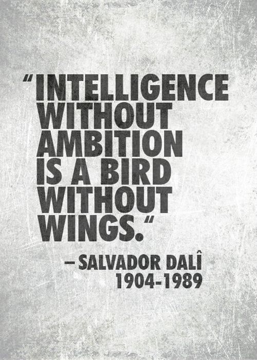Salvador Dali Quotes About Intelligence