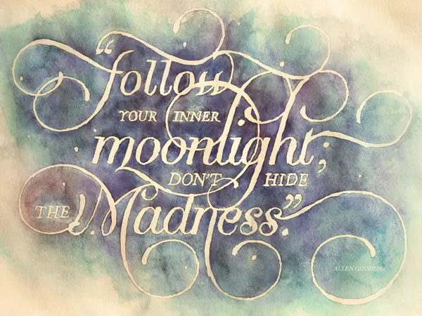 Allen Ginsberg Quotes - Follow Your Inner Moonlight