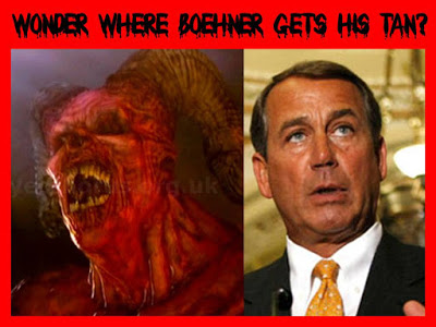 John Boehner Gets His Tan From The Devil