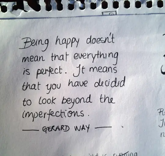 Gerard Way Quotes About Being Happy