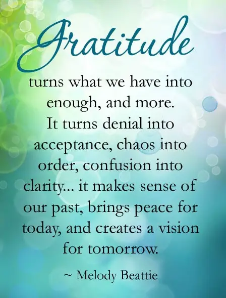 Melody Beattie Gratitude Quote