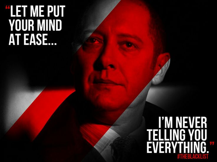 Blacklist quotes by Raymond Reddington