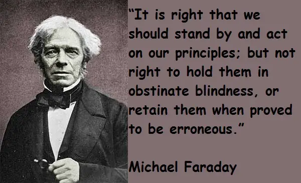 Best Michael Faraday Quotes