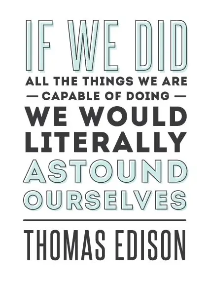 Best Thomas Edison Quotes