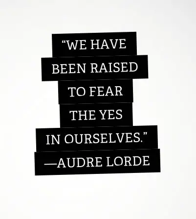 Audre Lorde Quotes about fear